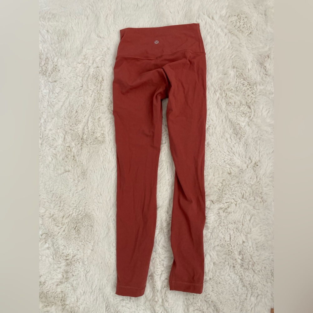 Salmon pink Lululemon Leggings
